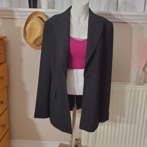 Conrad C Collection- Black Classic Blazer